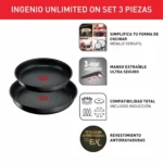 Tefal Ingenio Unlimited On 2 sartenes 24/28 cm con mango extraíble