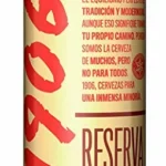 1906 Reserva Especial cerveza lager extra pack 24 latas de 33 cl