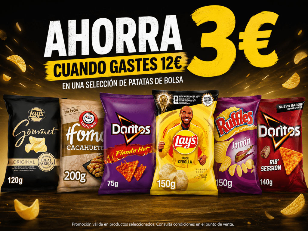 Promoción patatas de bolsa