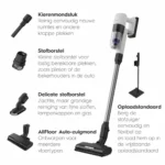 AEG Aspirador Escoba Sin Cable 7000 AP72UB21AM 2 en 1