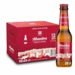 Alhambra Tradicional Cerveza - Paquete de Pack 12 x 250 ml - Total: 3000 ml