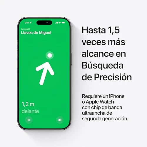 Altavoz Pack de 4 Apple AirTag 2.ª generación para localizar objetos
