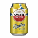 Amstel Radler 0,0 Cerveza Limon Sin Alcohol Pack Lata, 24 x 33cl