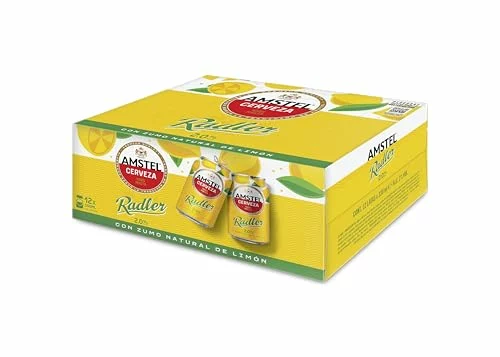Amstel Radler Cerveza Limón 12 latas x 33cl