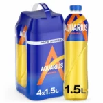 Aquarius Naranja pack de 4 botellas