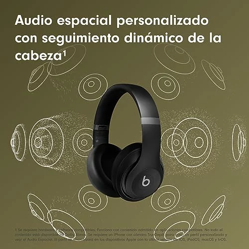 Beats Studio Pro auriculares inalámbricos con cancelación de ruido negro