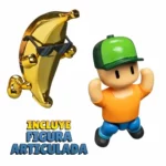 Bizak Stumble Guys Playset con figura articulada de 7,5 cm