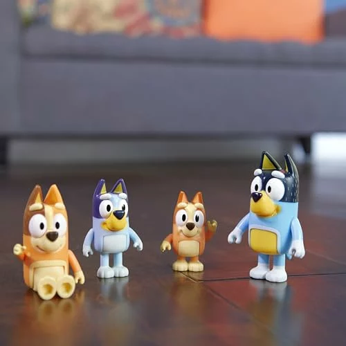 Bluey Pack 4 Figuras Familia