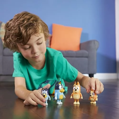 Bluey Pack 4 Figuras Familia