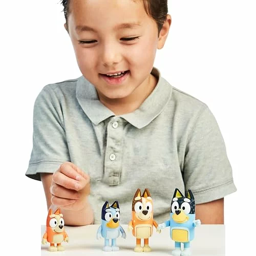 Bluey Pack 4 Figuras Familia
