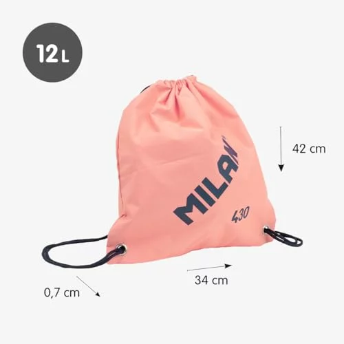Bolsa mochila MILAN 1918 rosa