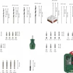 Bosch set compacto de 42+1 accesorios para taladro y atornillado