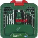 Bosch set compacto de 42+1 accesorios para taladro y atornillado