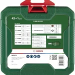 Bosch set compacto de 42+1 accesorios para taladro y atornillado