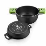 BRA Prior cacerola baja antiadherente de aluminio fundido