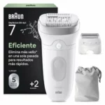 Braun Silk·épil 7 depiladora corporal para mujer con cabezal ancho
