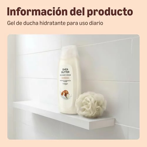 by Amazon Crema de ducha de manteca de carité Pack 2 x 500 ml