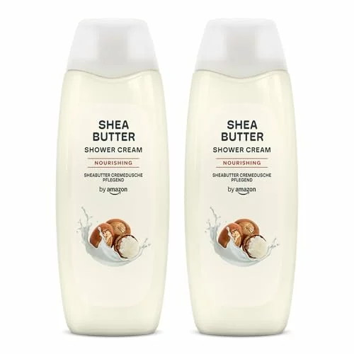 by Amazon Crema de ducha de manteca de carité Pack 2 x 500 ml