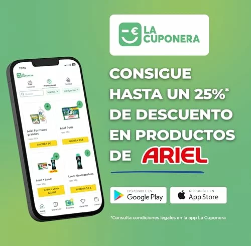 Cafetera Ariel PODs Platinum Frescor Sensaciones, 60 lavados