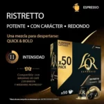 Cafetera Cápsulas de café L'OR Espresso Ristretto, 50 unidades