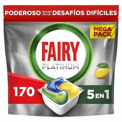 Fairy Platinum Limón cápsulas lavavajillas Todo en Uno 170 unidades