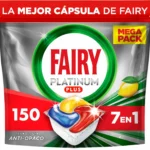 Cafetera Fairy Platinum Plus Limón cápsulas lavavajillas 150 unidades 30X5