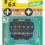 Caja de puntas Impact wolfcraft 7 piezas