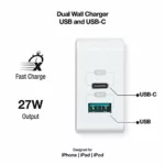 Cargador USB-C Aiino 27W
