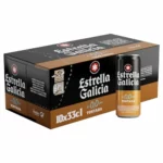 Cerveza Estrella Galicia 0,0 Tostada Frigopack de 10 latas
