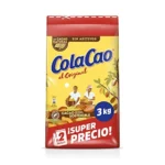 ColaCao Original cacao soluble natural sin aditivos, pack ahorro 2 x 1,5 kg