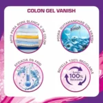 Colon Vanish Advanced Gel Quitamanchas para lavadora Pack 5 x 1,55 l