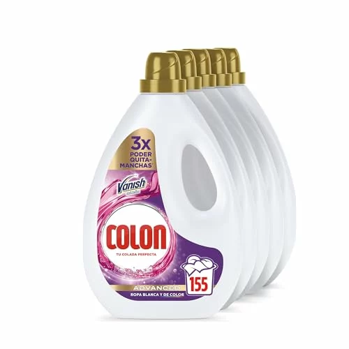 Colon Vanish Advanced Gel Quitamanchas para lavadora Pack 5 x 1,55 l