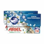 Colonia Ariel Todo en 1 PODS Costa Mediterránea, 114 lavados