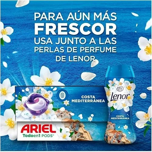 Colonia Ariel Todo en 1 PODS Costa Mediterránea, 114 lavados