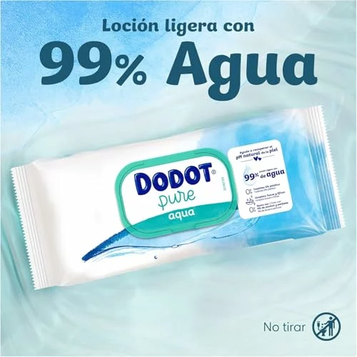 Colonia Dodot Pure Aqua Toallitas bebé 1152 unidades