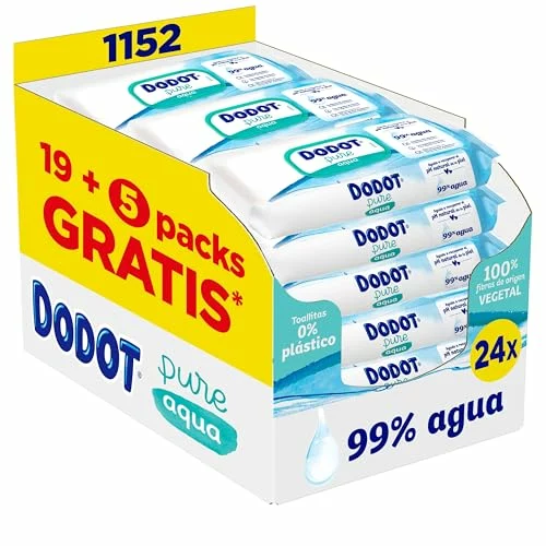 Colonia Dodot Pure Aqua Toallitas bebé 1152 unidades