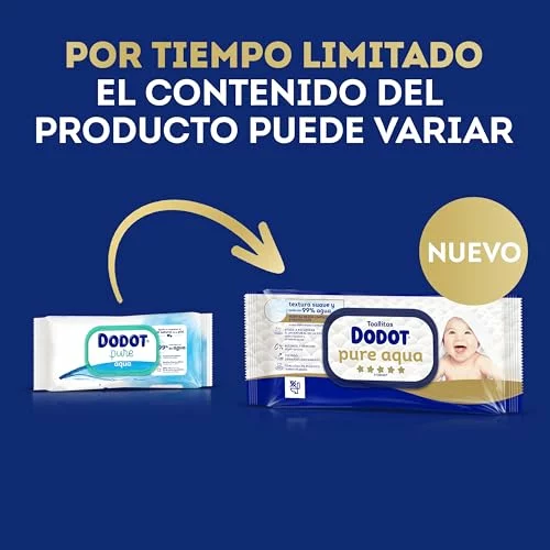 Colonia Dodot Pure Aqua Toallitas bebé 1152 unidades