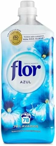 Colonia Flor Azul – Suavizante para La Ropa Concentrado (78 lavados) – 1404ml pack x2