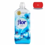 Colonia Flor Azul - Suavizante para La Ropa Concentrado (78 lavados) - 1404ml pack x2