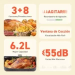 Cosori freidora de aire 6,2L con ventana y 1700W