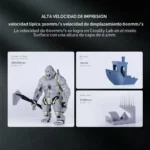 Creality K1 Max impresora 3D de alta velocidad 600MM 300X300X300MM