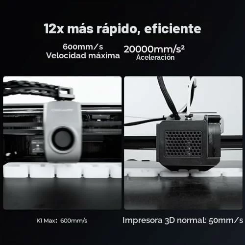 Creality K1 Max impresora 3D de alta velocidad 600MM 300X300X300MM