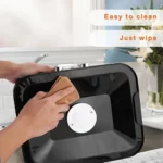 Deshidratador de alimentos Nictemaw Küchenminis de acero inoxidable, 8 bandejas