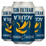El Aguila Sin Filtrar Cerveza Lager Especial Pack Lata, 24 x 33cl