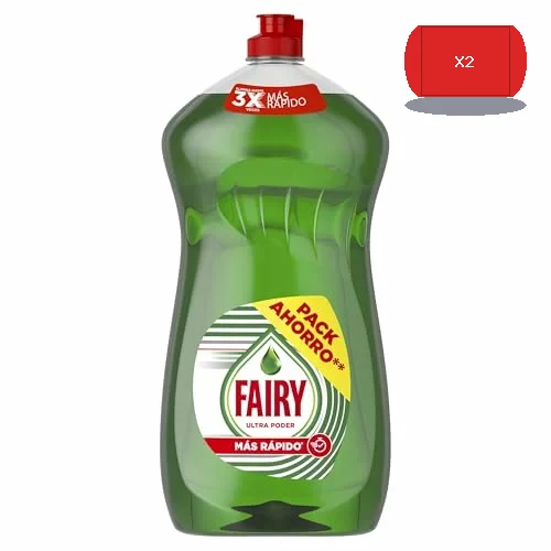Fairy Ultra Original lavavajillas líquido 1250 ml 1250ML pack x2