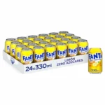Fanta Limón Zero Azúcar pack de 24 latas