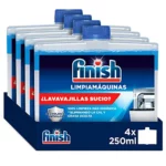 Finish Limpiamáquinas para lavavajillas Pack 4 x 250 ml