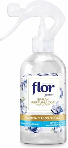 Flor Instant Perfume para la ropa Flor Azul, pack de 4 sprays