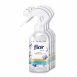 Flor Instant Perfume para la ropa Flor Azul, pack de 4 sprays