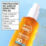 Garnier Delial Sensitive Advanced Agua Solar Hidratante FPS 50, 150ml